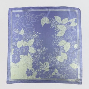 Vintage Japanese Brand Scarf, 90s Floral Scarf, Square Scarf, Women  Scarf, Neckerchief, Neck Scarf, Body Wrap, Vintage Floral Silk Scarf