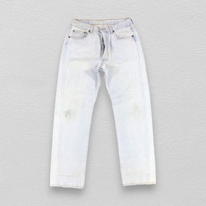 Vintage 90s Levis 501 Jeans Levis Light Wash Denim Vintage Levis 501 Jeans Levis High Waist Jeans Mom Jeans Size 30x29