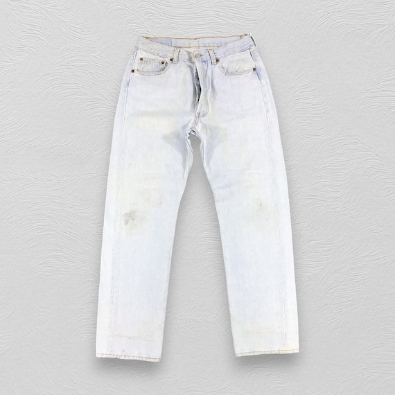 Vintage 90s Levis 501 Jeans Levis Light Wash Denim Vintage Levis