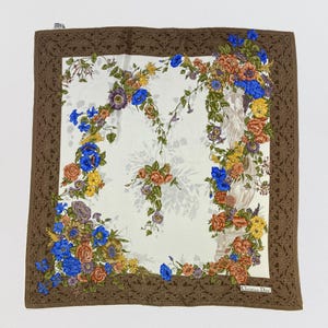 Vintage Christian Dior Silk Scarf Christian Dior Shawl Dior Silk Muffler Christian Dior Silk Head Scarf Vintage Dior Scarf Dior Neck Scarf