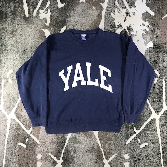 Buy Vintage Yale University Crewneck Sweatshirt Champion Sweater Online India Etsy