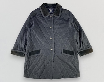 Vintage Burberry Wool Quilted Novacheck Jacket - Etsy