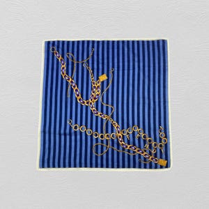 Vintage Fendi Handkerchief, Fendi Bandana, Fendi Neckerchief, Fendi Head Scarf, Fendi Pocket Square