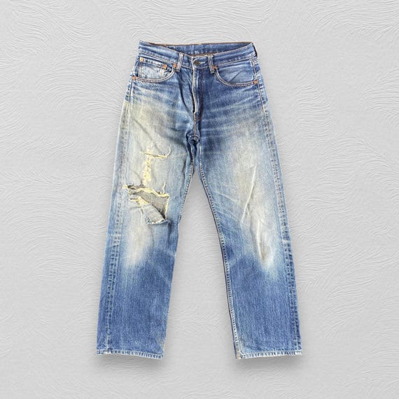 Vintage Levis 503 Jeans Levis Faded Blue Jeans Levi's 503 High