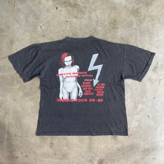Vintage Marilyn Manson 90s バンドTシャツ バンドTシャツ BAND-T 90s 90's Hanes MARILYN MANSON マリリン