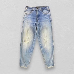 Size 32x31 Vintage Levis 656 Jeans Levi&#39;s Red Tab Dirty Blue Wash Denim Distressed Denim W32
