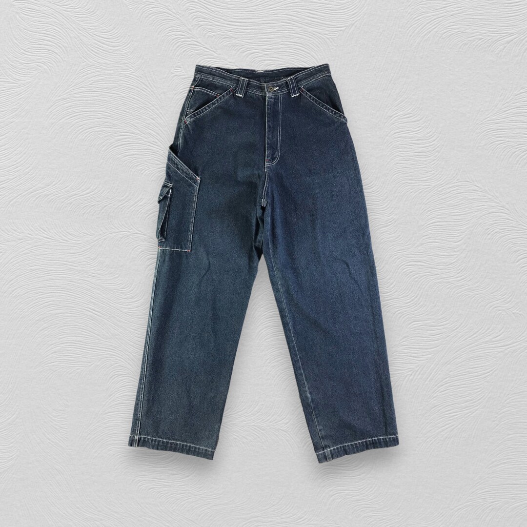 Vintage Hobo Baggy Jeans Cargo Jeans Streetwear Jeans Wide