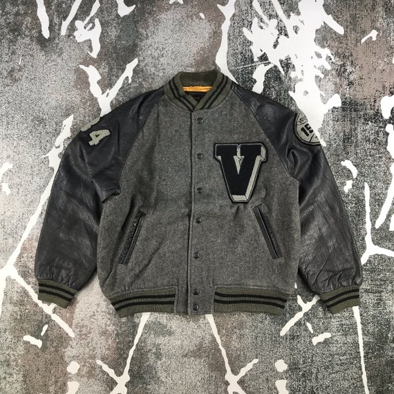 Louis Vuitton Black ChainsCamo Varsity Jacket INC STYLE #39 Louis Vuitton Black ChainsCamo Varsity Jacket INC STYLE
