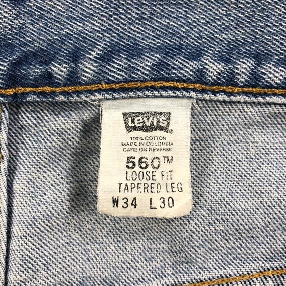Size 33x30 Vintage Levis 560 Jeans Levi