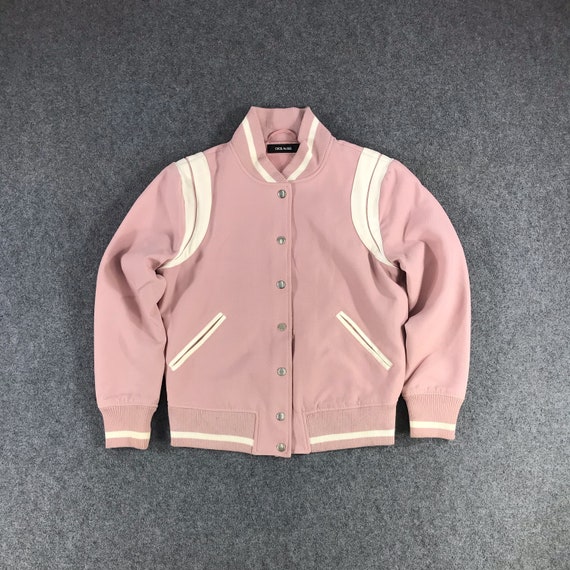Vintage Cecil Mcbee Varsity Jacket Pink Jacket Vintage High Etsy