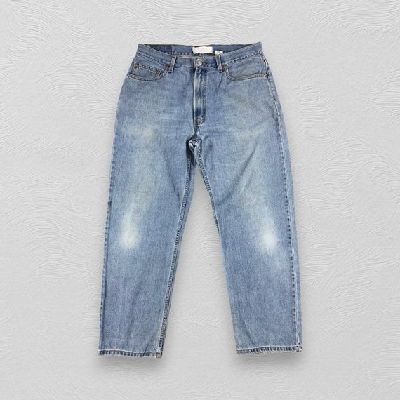 Size 36x30 Vintage Levis 550 Jeans Levi's Faded Blue Relaxed Fit