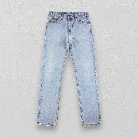 Buy Size 34x35 Vintage Levis 505 Jeans Levi's Orange Tabs Faded