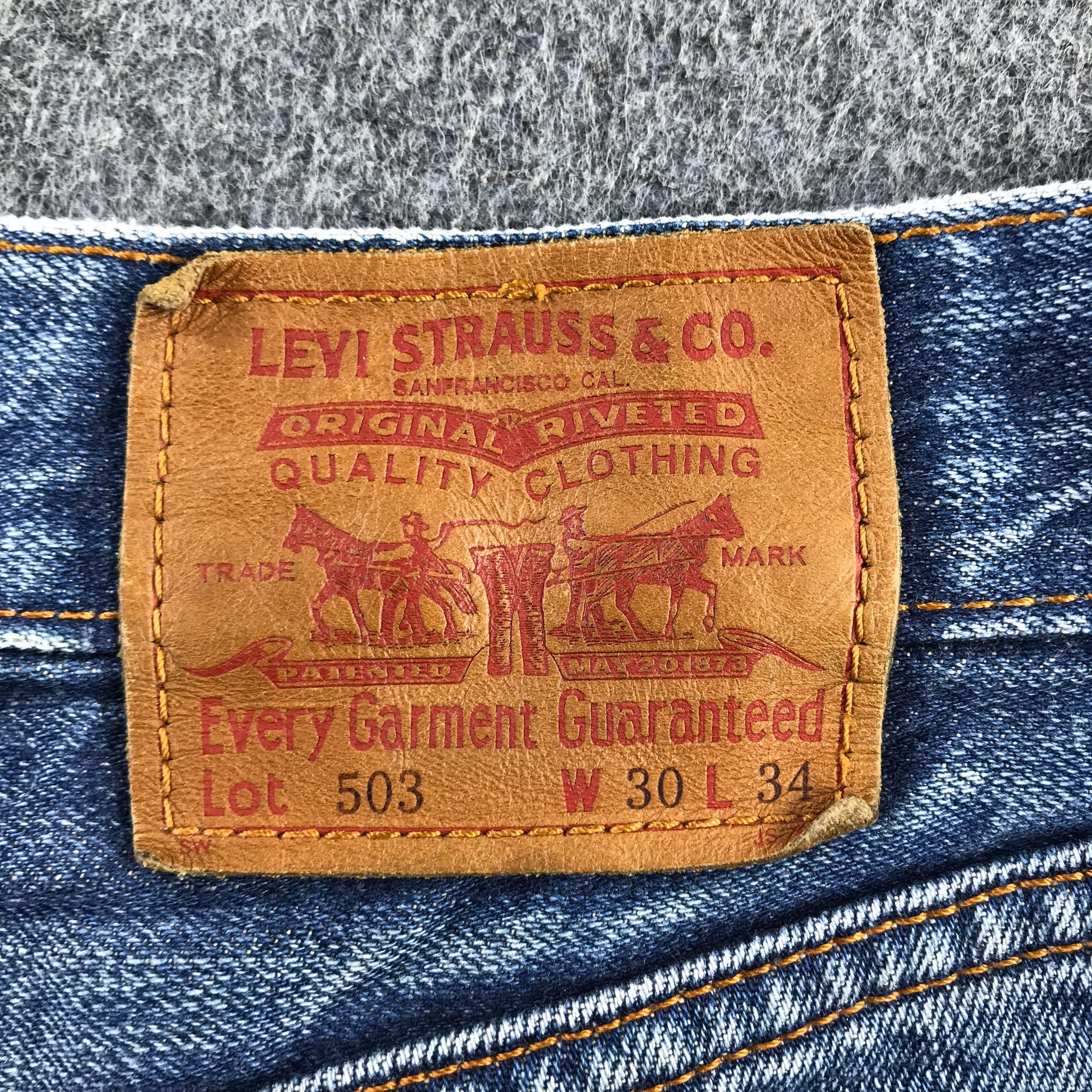 Vintage Levis 503 Jeans Levis Faded Blue Jeans Levi