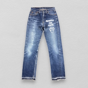 Size 29x32 Vintage Levi&#39;s 501 Faded Blue Jeans Light Wash Levi&#39;s Straight Cut Jeans Levi&#39;s 501 Button Fly Denim Levi&#39;s Usa Jeans W29