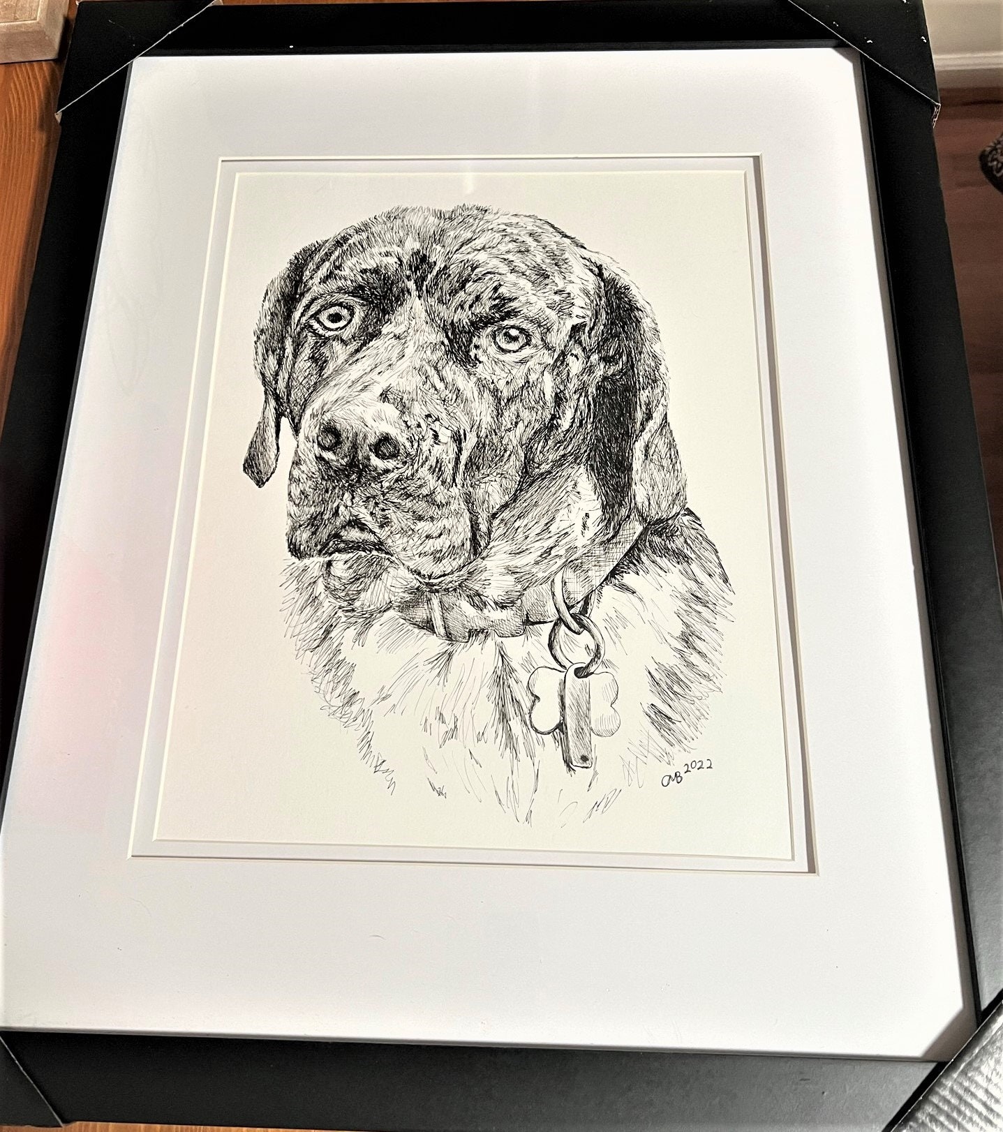 Custom Hand Drawn, Pen and Ink, Pet Portrait - Etsy