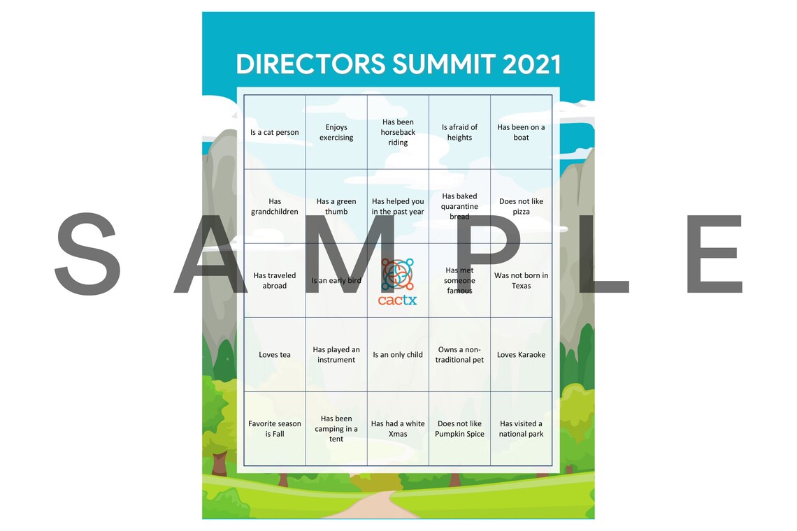 Customized Bingo Cards Set of 30 Cards Digital Download Etsy