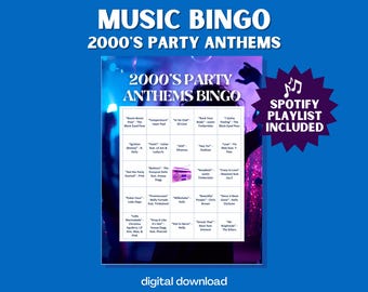 Hymny imprezowe z lat 2000. Muzyczne bingo: 30 wyjątkowych kart i playlista Spotify dla nostalgicznej zabawy przy wspólnym śpiewaniu
