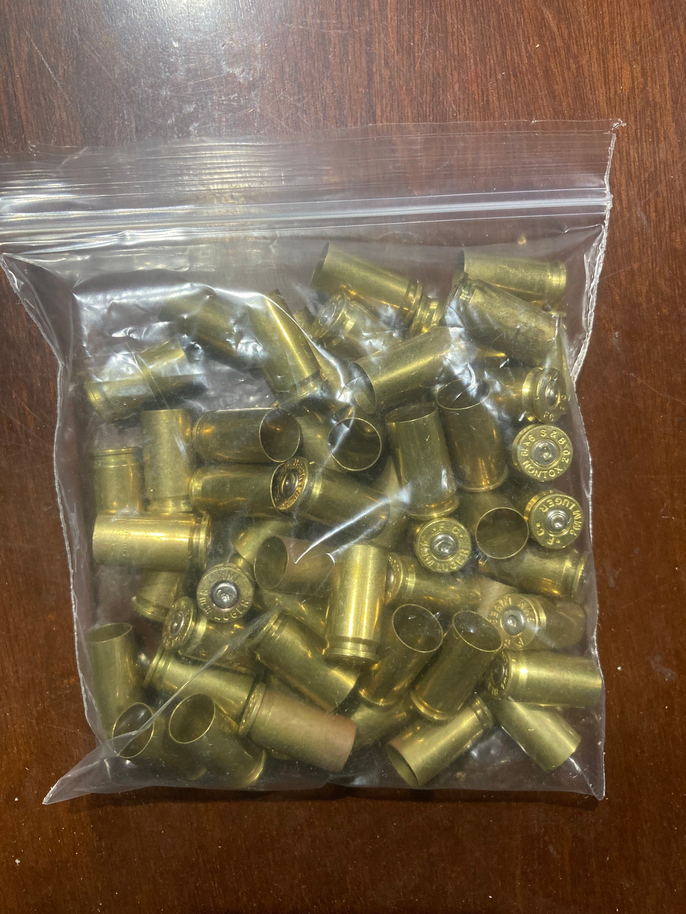 Used Mixed Brass 9mm Shells Please Choose Pack Size Etsy