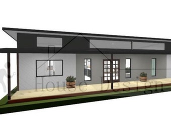 Diseño moderno de 2 dormitorios, 198,2 m2, vida fácil para una pareja o familia joven. Se adaptará a la mayoría de los bloques de tierra