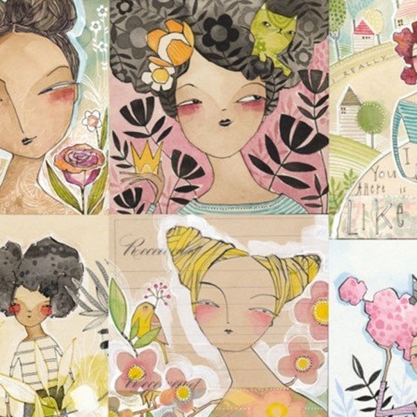 Cori's Girls - Roycycled Decoupage Paper