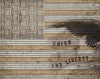 Union Liberty - Roycycled Decoupage Paper