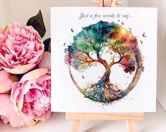 Cherry Blossom-gift Card-tree of Life-blossom Tree -tree of Life