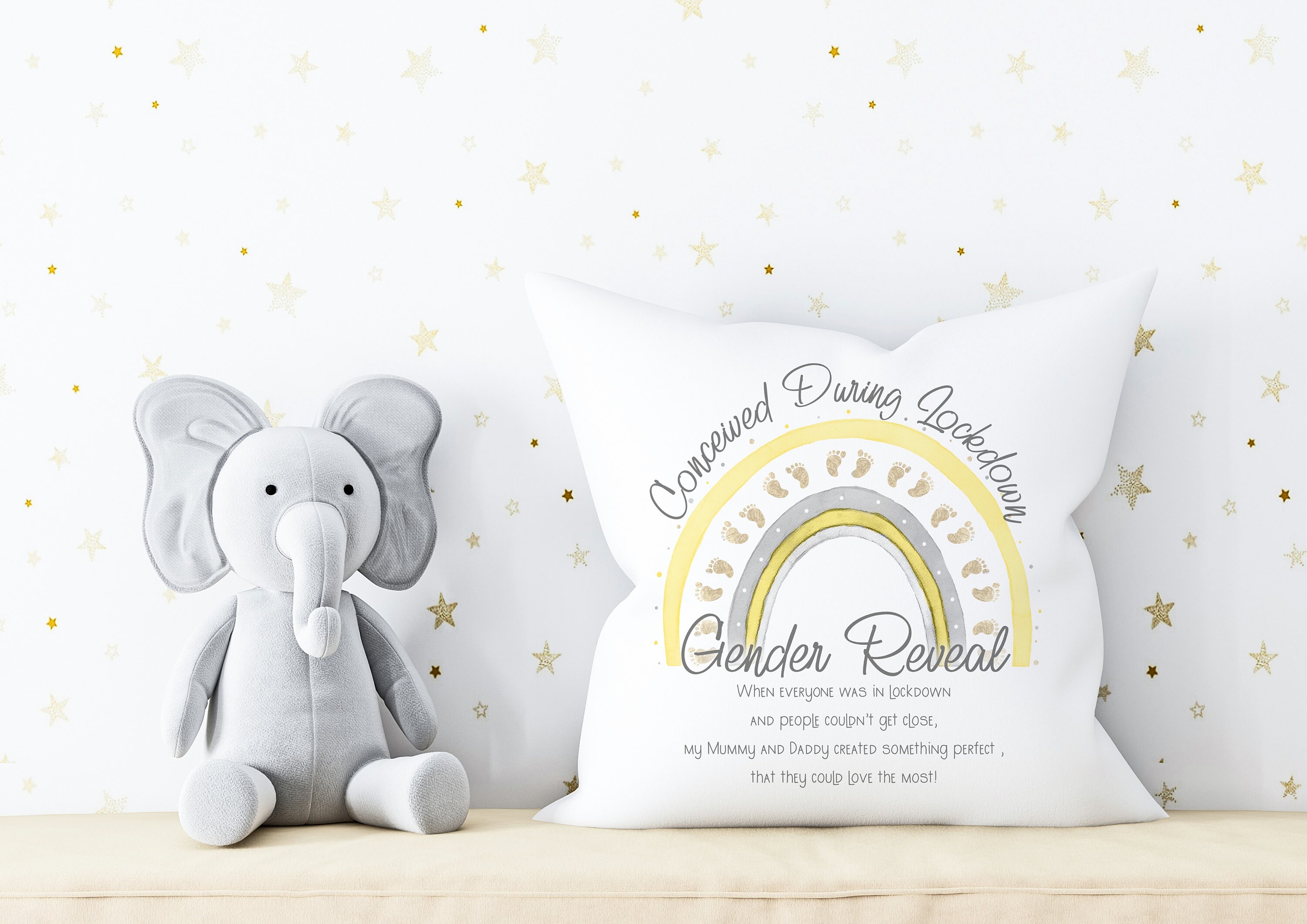 Personalised New Baby Gift Gender Reveal Gift Etsy