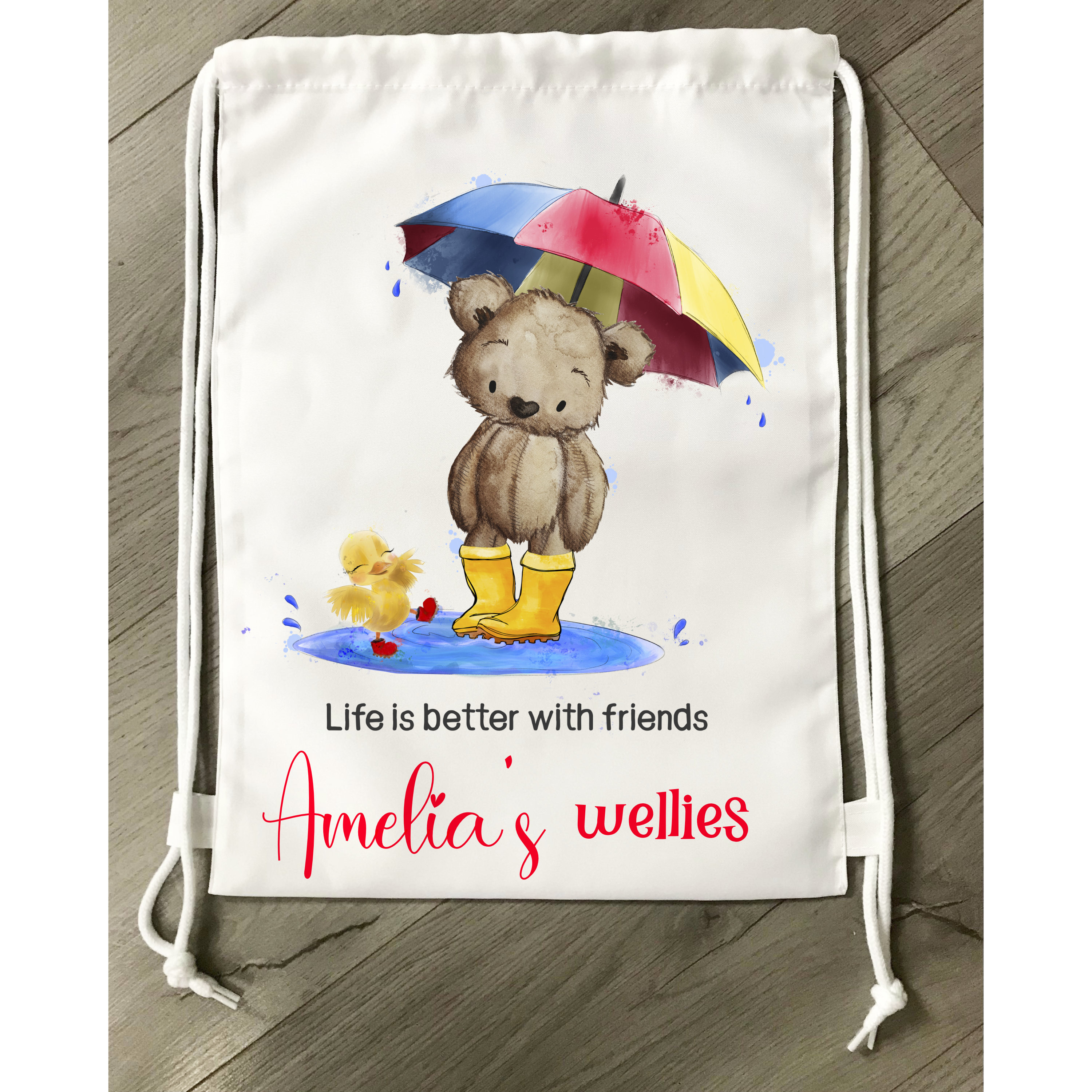 Drawstring Waterproof Bag Swim Bag Wellie Bag Travel Etsy UK