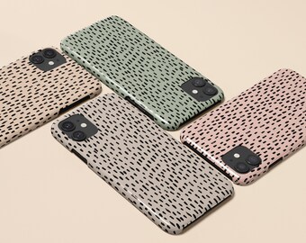 Spotted Dotted Speckled Polka Dots iPhone 15 Plus Case for iPhone 14 Pro Max, iPhone 13 Mini, 12, 11, X/XS, XR, 8, Galaxy S24 S23 S22