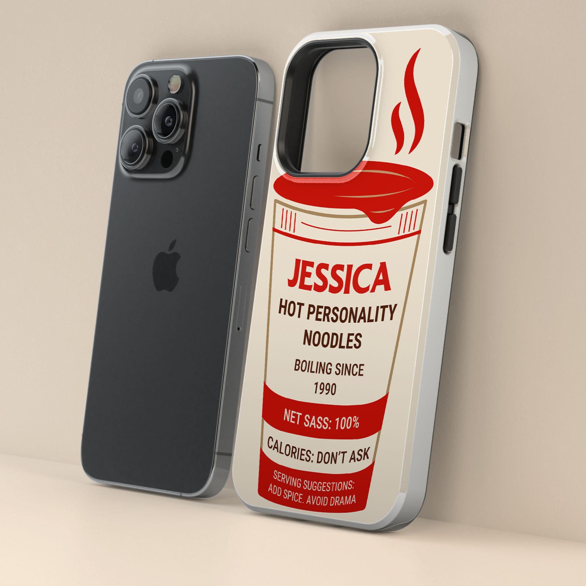パーソナライズされた面白いインスタントラーメンカップ iPhone 17 Air