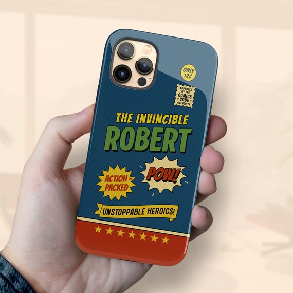 Personalized Comic Book iPhone 18 Pro Max Case, Custom Retro