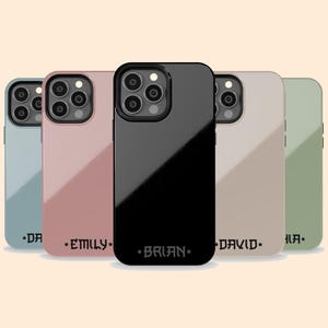 Personalisierte iPhone 16+ Hülle im japanischen Stil, Name für iPhone 15 Pro Max, 14, 13 Mini, 12, 11, X / XS, XR, 8, Galaxy S24 S23