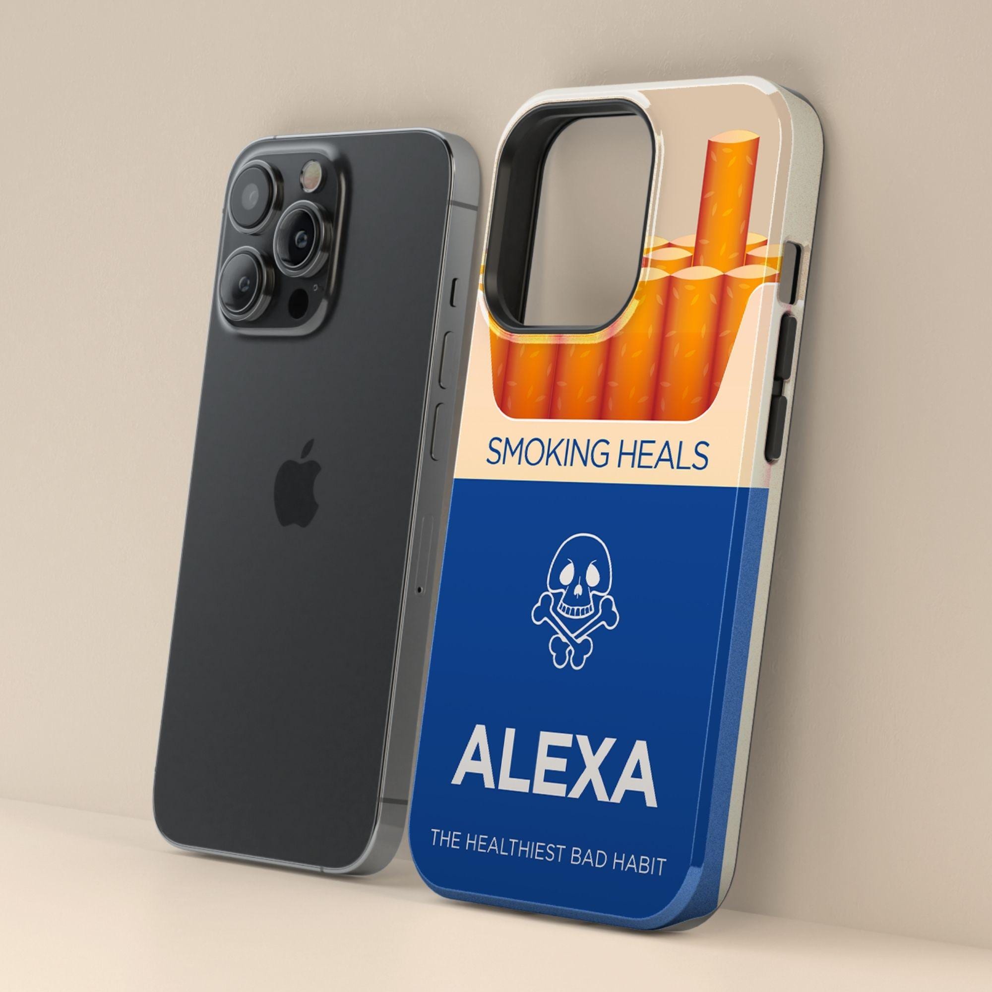 Personalized Funny Cigarette Pack iPhone 17 Air Case, Custom Smoking Heals  Humor Name Case for iPhone 16 Pro Max, 15 Plus, 14, 13 Mini, 12
