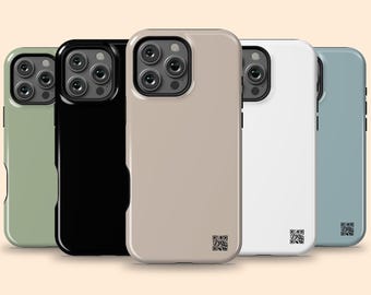 Custom Special Message QR Code iPhone 17 Air Case, Personalized Gift QR Case for iPhone 16 Pro Max, 15 Plus, 14, 13 Mini, 12, 11,X/XS - Edge