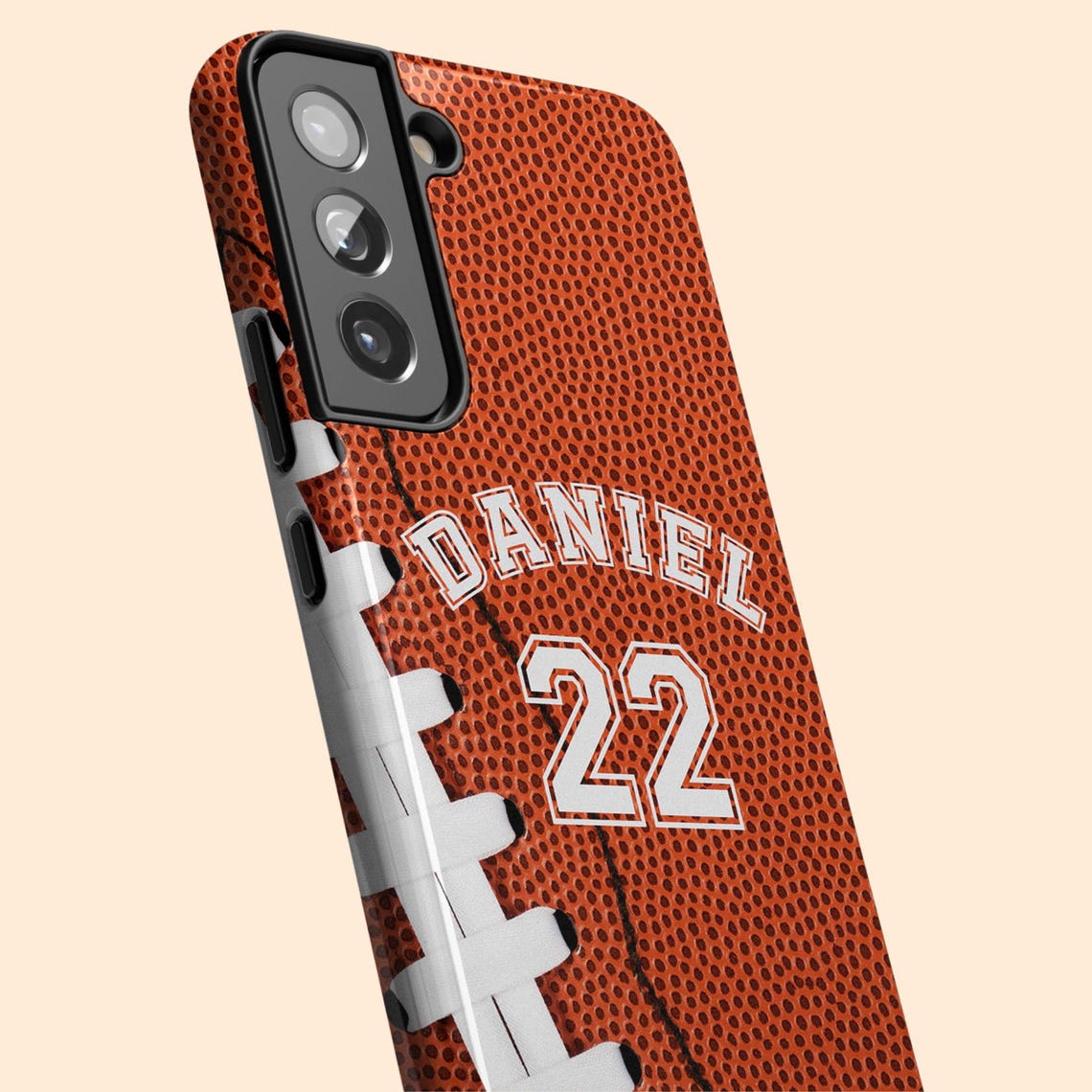 Custom Football Print Galaxy S26 Ultra Case, Personalized Player Name ...