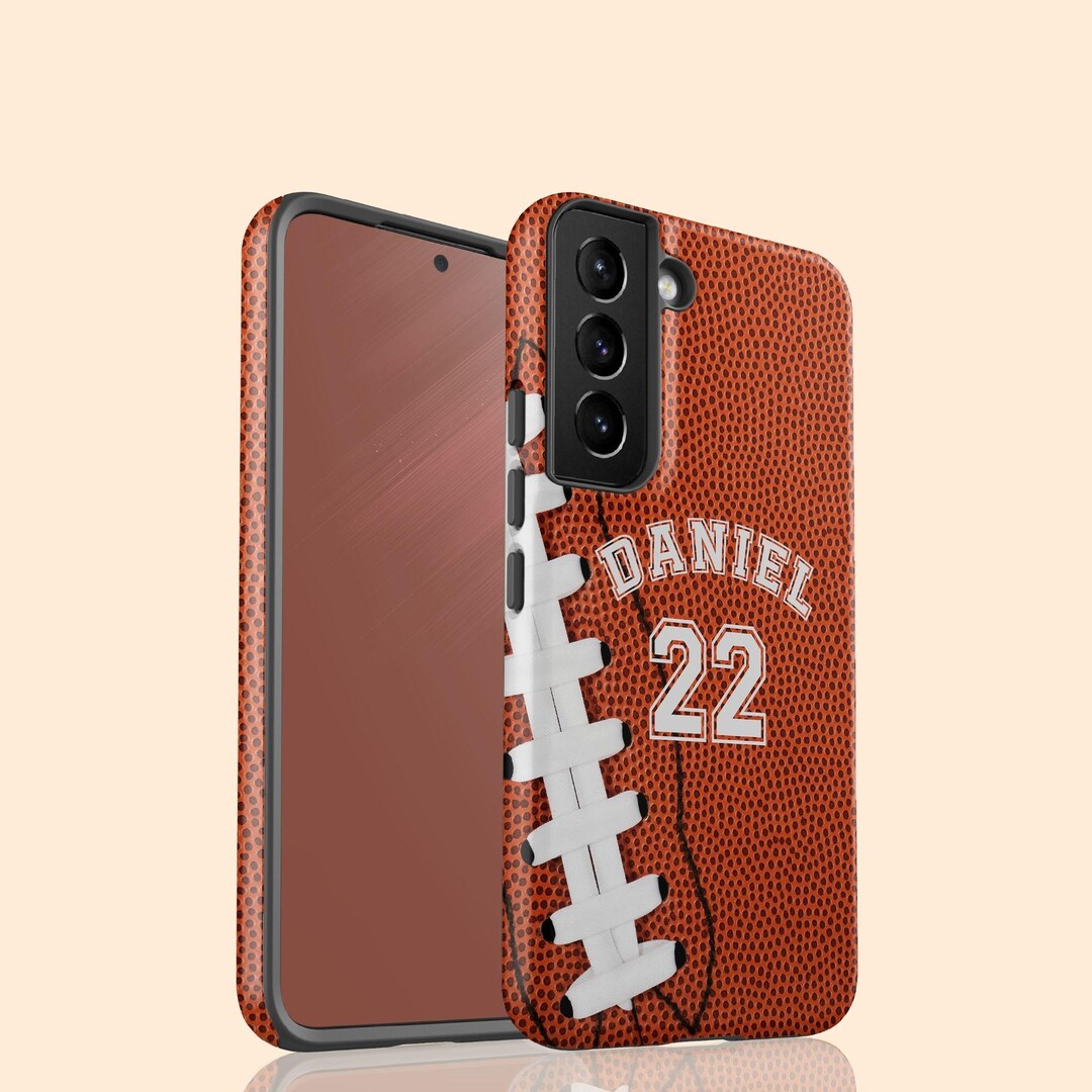 Custom Football Print Galaxy S26 Ultra Case, Personalized Player Name ...