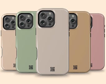 Custom Special Message QR Code iPhone 17 Air Case, Personalized Gift QR Case for iPhone 16 Pro Max, 15 Plus, 14, 13 Mini, 12, 11, X - Center