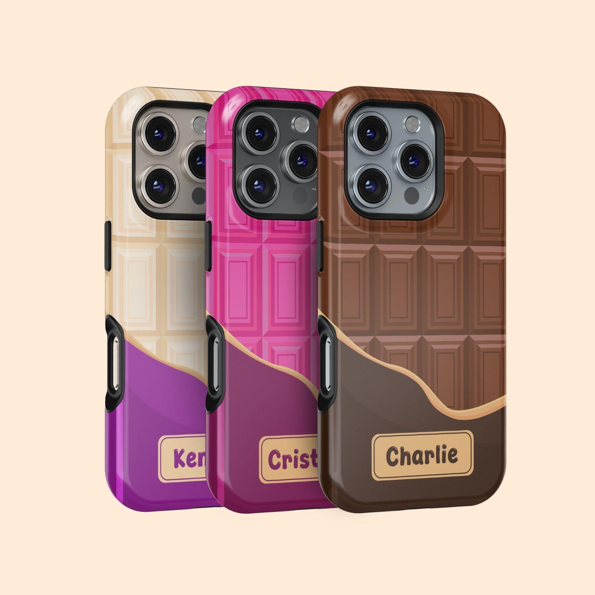 Personalized Sweet Chocolate Bar iPhone 17 Air Case, Custom Choco
