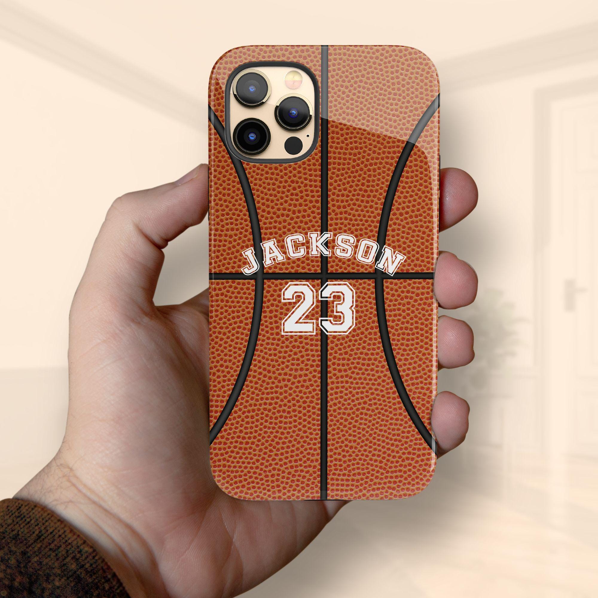 Custom Basketball Print iPhone 17 Air Case, Personalized Player Name ...