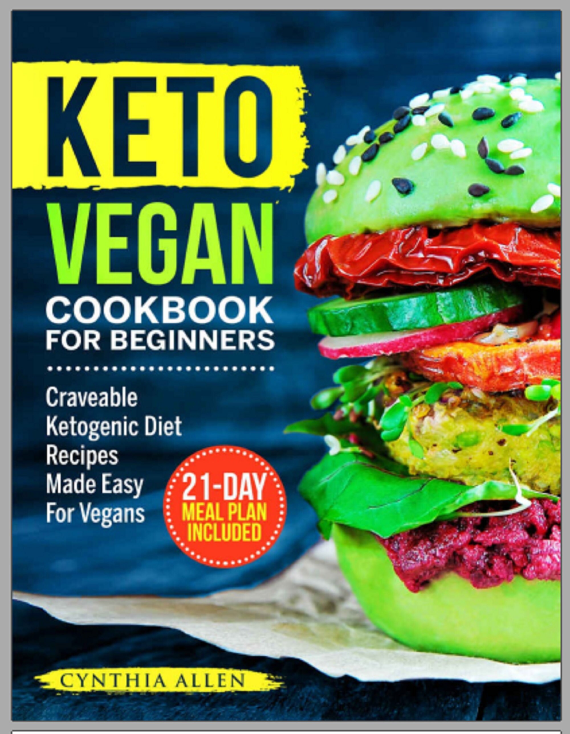 Keto Vegan Cookbook For Beginners Craveable Ketogenic Diet Etsy