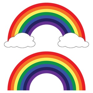 Regenbogen, Regenbogen Cricut, Regenbogen, Regenbogen eps, Regenbogen svg, geschnittene Datei, Regenbogen ClipArt, Regenbogen Bügelbild, Regenbogen