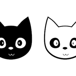 Kat SVG, Kitty SVG, cricut, katachtige, kat gezicht, Kitty gezicht, Kitty Cat SVG, Kitty, kat clipart, kat, kat EPS, Kitty kat, Kitty clipart