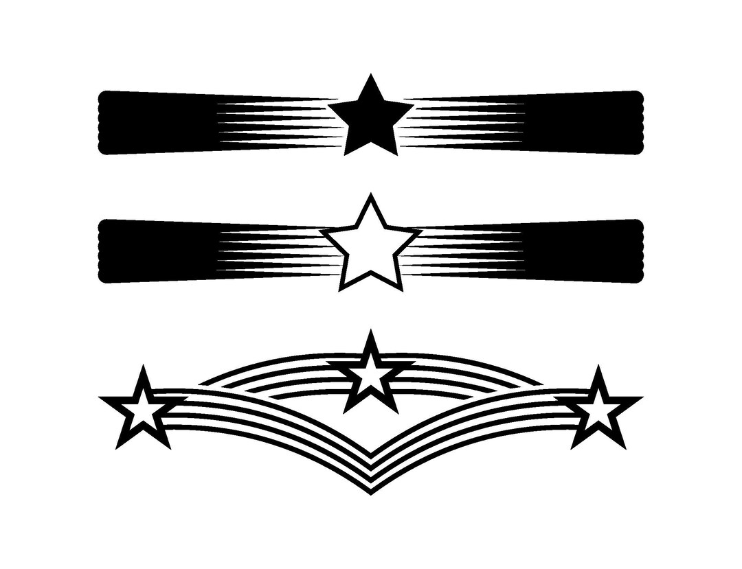 Star Divider Svg File, Star Cricut Cut File, Star Designs, Star Clipart