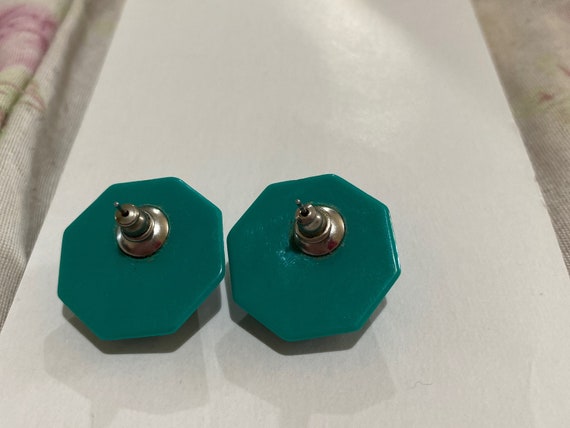 Hexagon Shaped, “Green Earring's, “Valentines Gif… - image 7
