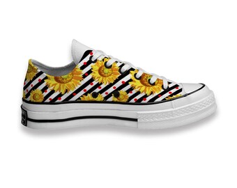 vertical striped converse