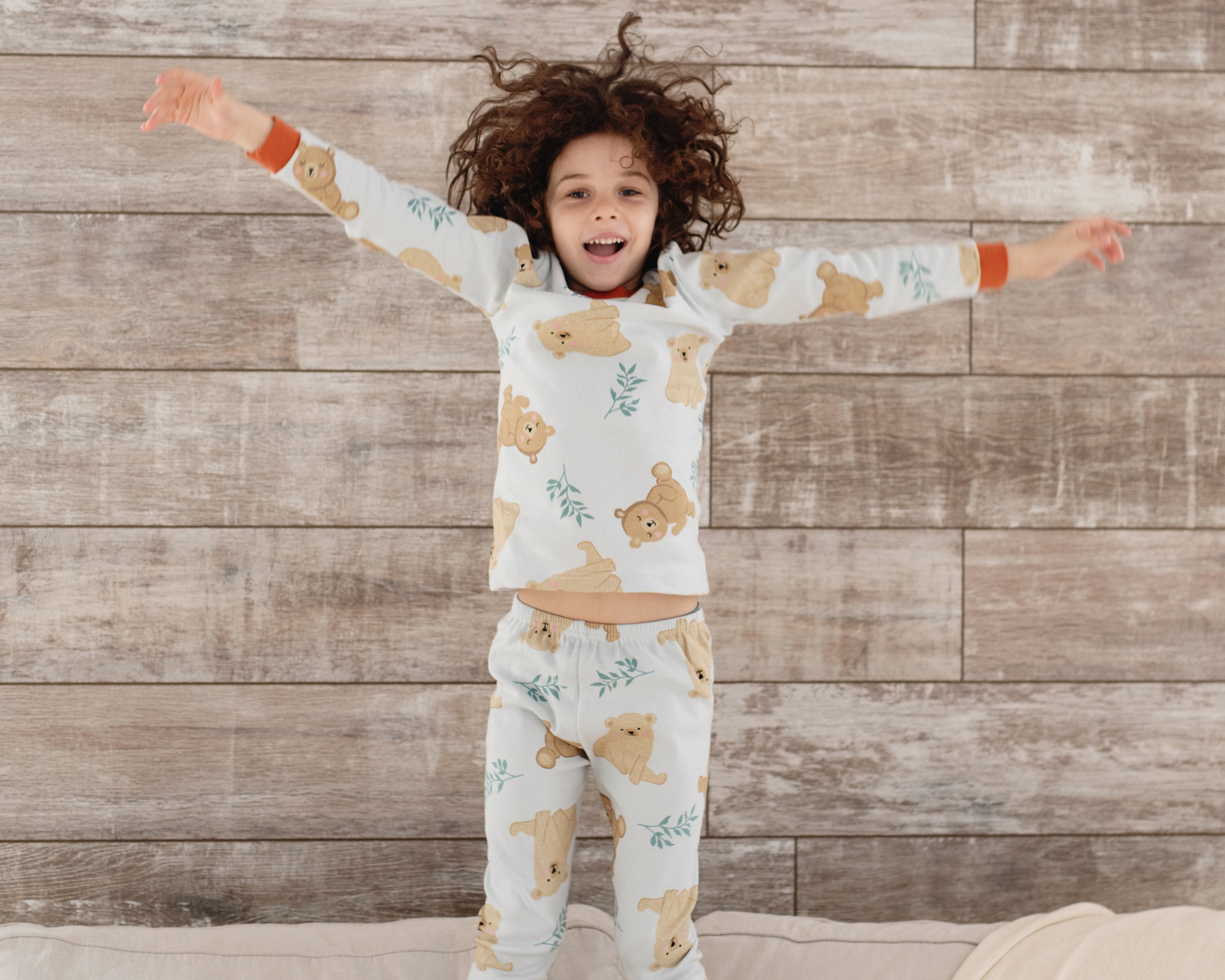 Organic Boys Pajamas Set For Kids and Toddlers 2 Piece Set Etsy
