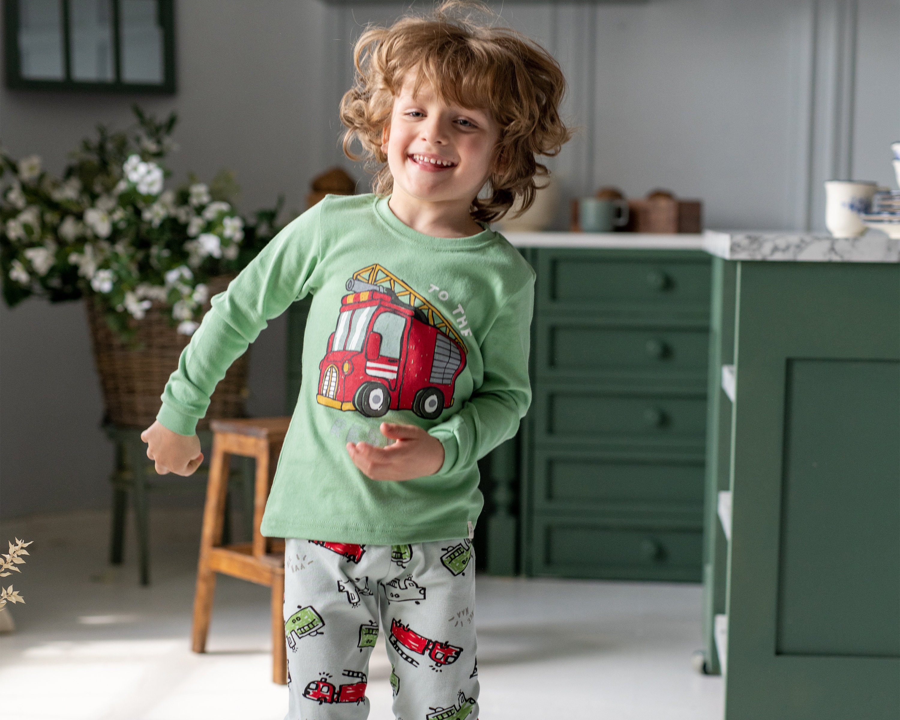 Organic Cotton Pajama Set 2 Piece Set for Kids and Toddlers Etsy