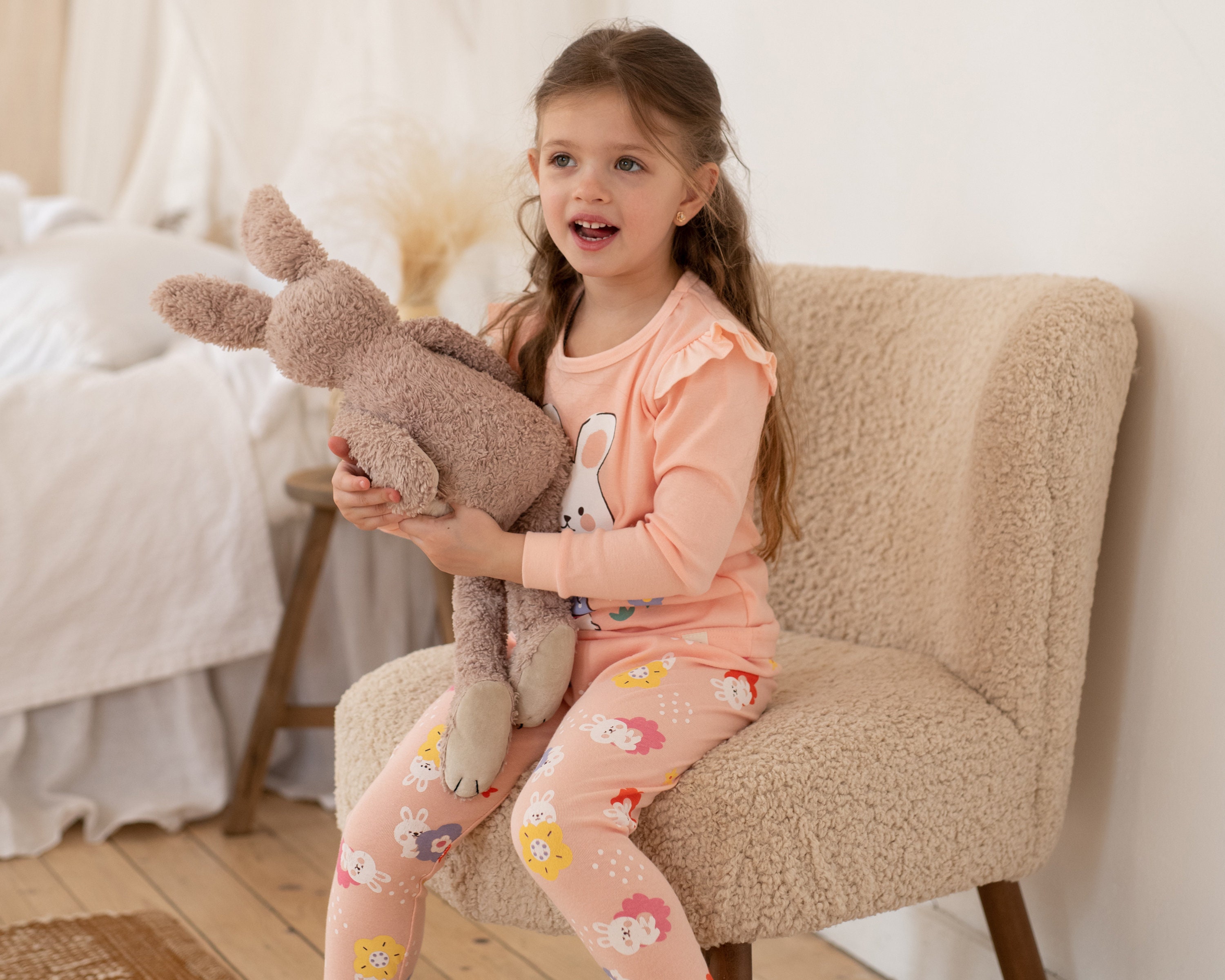 Organic Cotton Pajama Set Girls 2 Piece Set for Kids and Etsy