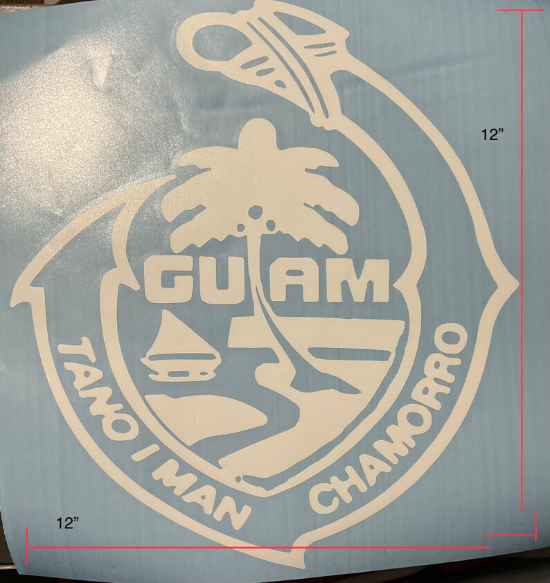 Guam Seal Tano I Man Chamorro Hook Decal - Etsy