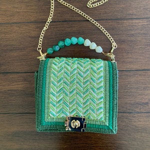 Handmade bag,handmade fashionable bag,luxury designer bag,shoulder bag,gift for her,birthday gift,crochet bag,knitted bag,beads bag